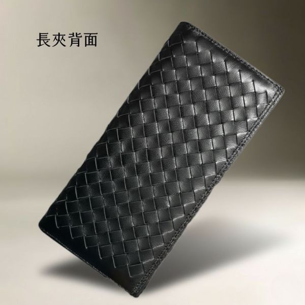 【新品上市】序・深藍 編織真皮長夾 高端長夾,商務長夾,編織長夾,真皮長夾,男用長夾,商務皮夾,簡約皮夾,長皮夾推薦,深藍長夾,黑色長夾,灰色長夾