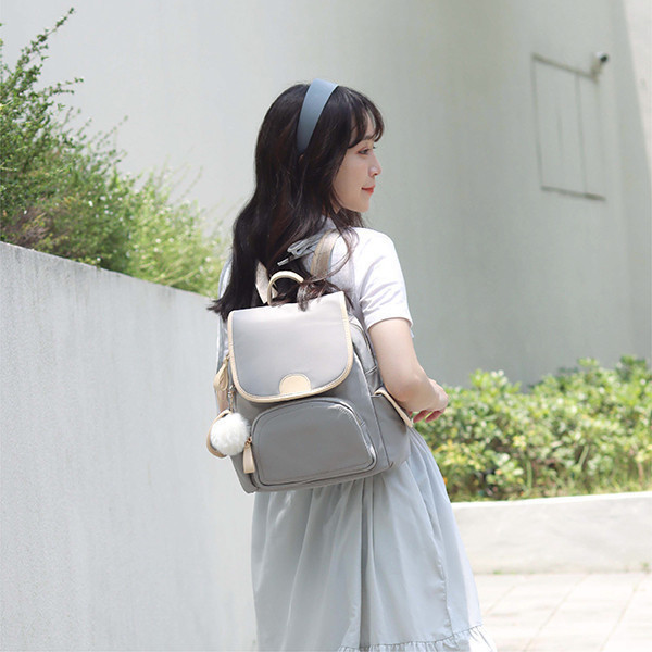 【旅遊系列】繁星之夜旅行後背包-乾燥玫瑰粉色 牛津千層後背包,多功能收納,防潑水牛津布,7個夾層,時尚設計,高品質材料,耐用背包,便捷旅行,时尚背包,日常使用,後背包