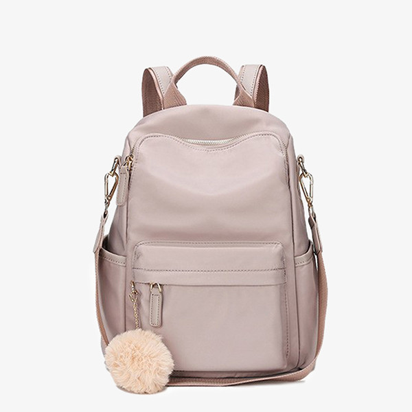 【防盜系列】3way防盜輕量後背包-玫瑰粉色 牛津千層後背包,多功能收納,防潑水牛津布,7個夾層,時尚設計,高品質材料,耐用背包,便捷旅行,时尚背包,日常使用,後背包