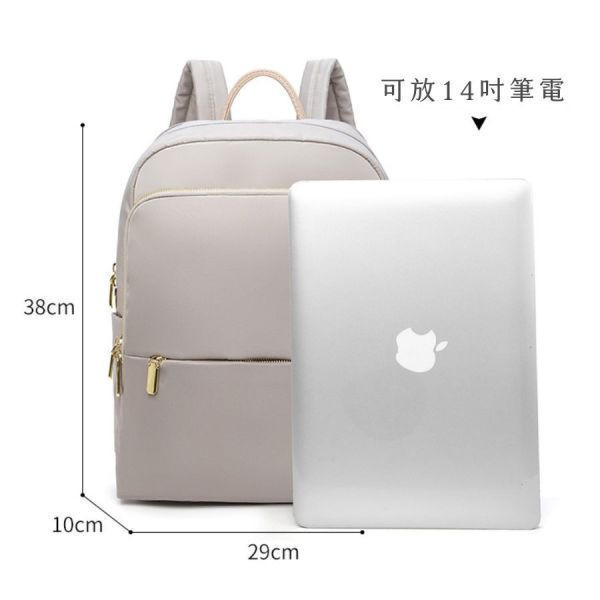 【可放14吋筆電】Signature 雙主袋極簡後背包｜敘事墨藍 14吋筆電後背包, 後背托特包, 兩用後背包, 通勤包推薦, 可放筆電包款, 大容量後背包, LINGWEI 後背包, 上班族包包, 旅行後背包