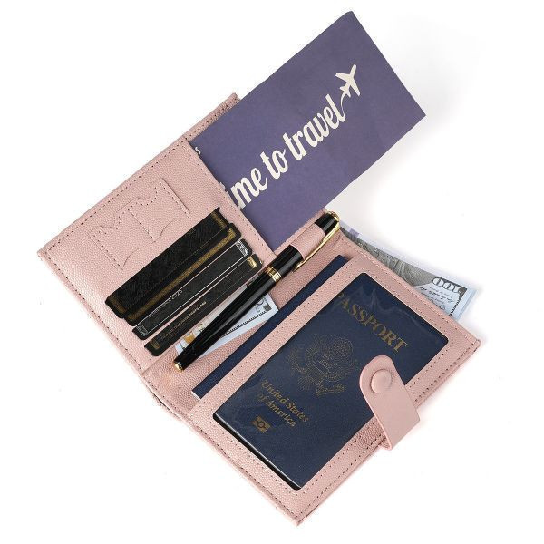 【旅行小管家】小香風護照皮夾-冰川藍 旅行護照夾, 小香風皮夾, 小香風護照夾, 出國收納, 證件夾, 護照皮套, 多卡位皮夾, LINGWEI 旅行小物, 輕旅行收納