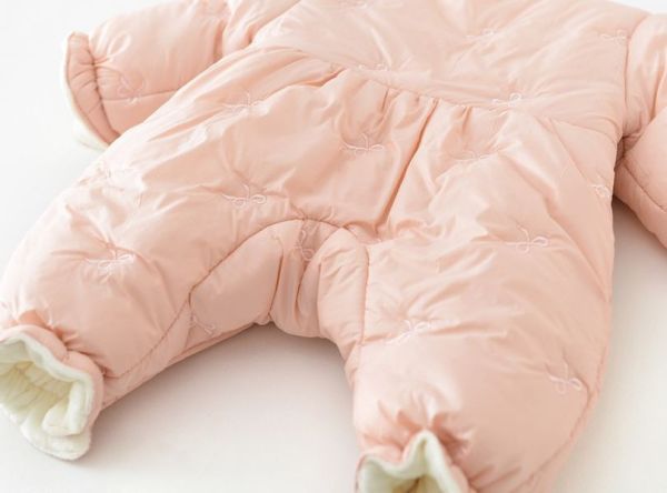 粉色過年款！公主夾棉連身衣 