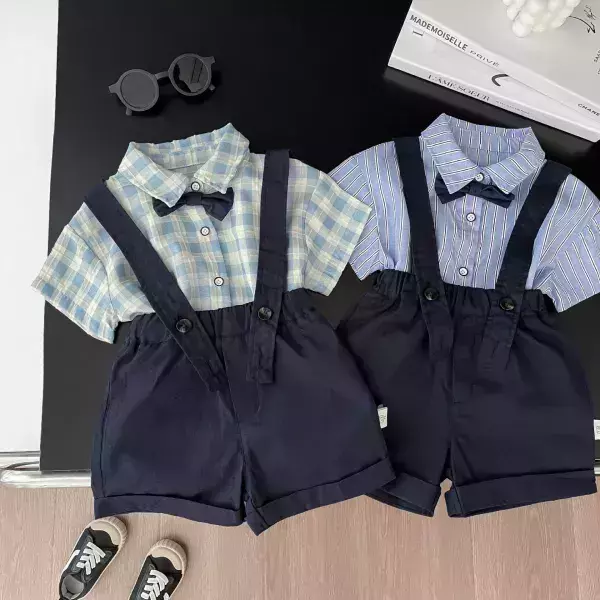 今日最帥周歲吊帶套裝 