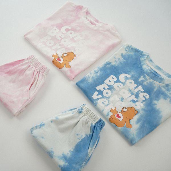 彩虹熊渲染短褲套裝 