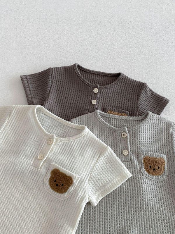 呆呆熊系列休閒薄款套裝 