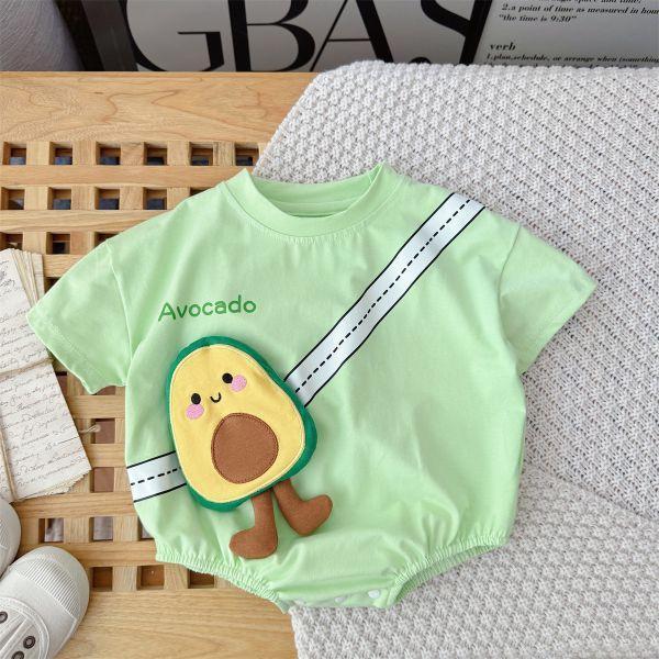 立體夏日水果包屁 