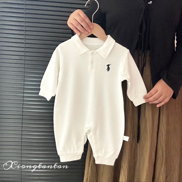 騎小馬POLO領長款連身衣 