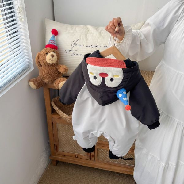 【現貨】生日慶生企鵝防風外出服 