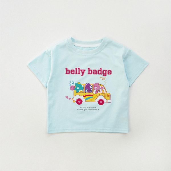 繽紛小熊字母半袖上衣 