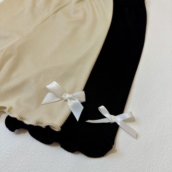 蝴蝶結腰間蕾絲吊帶套裝 