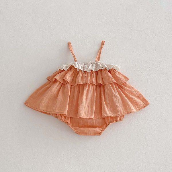 夏季木耳邊滿月包屁 