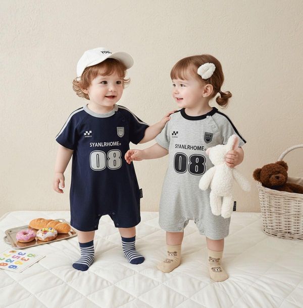 NO.08撞色運動連身衣 