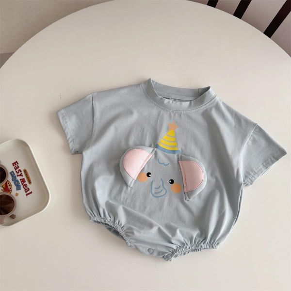 大象耳朵棉質包屁 