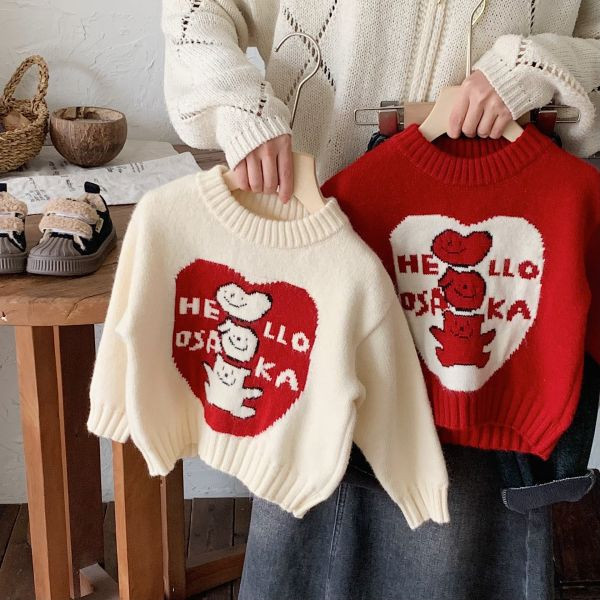 加厚又可愛圖針織拜年服 