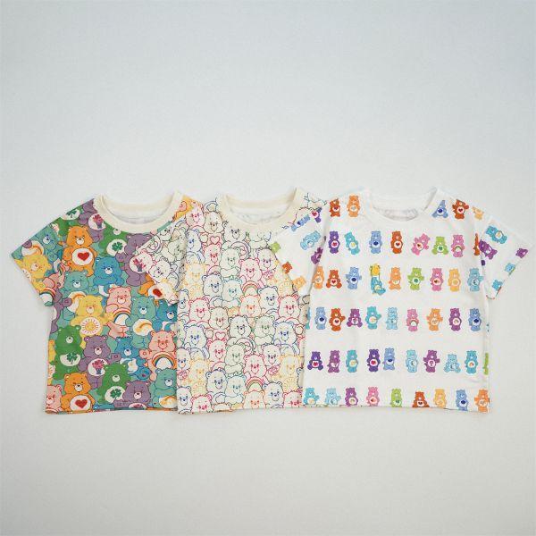 滿印彩虹熊短袖上衣 