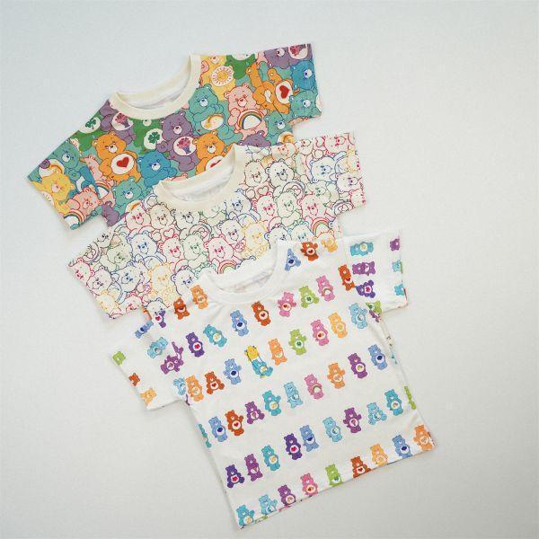 滿印彩虹熊短袖上衣 