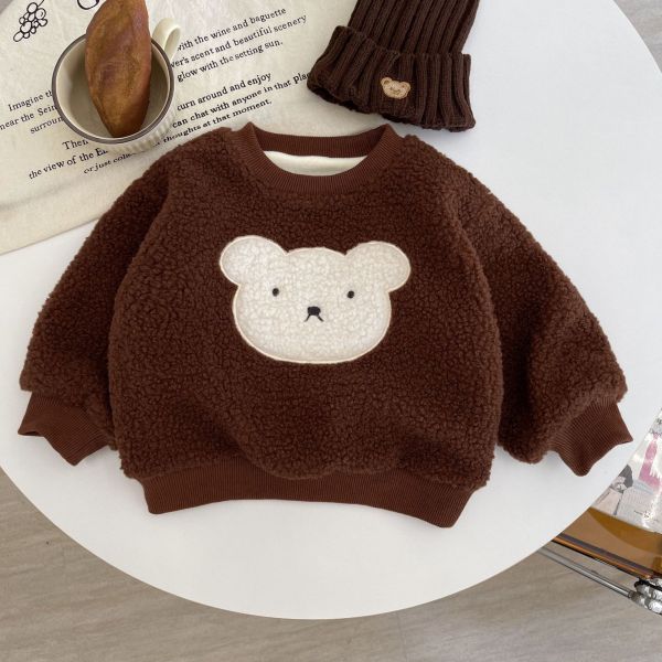 毛絨絨也可愛泰迪熊上衣 