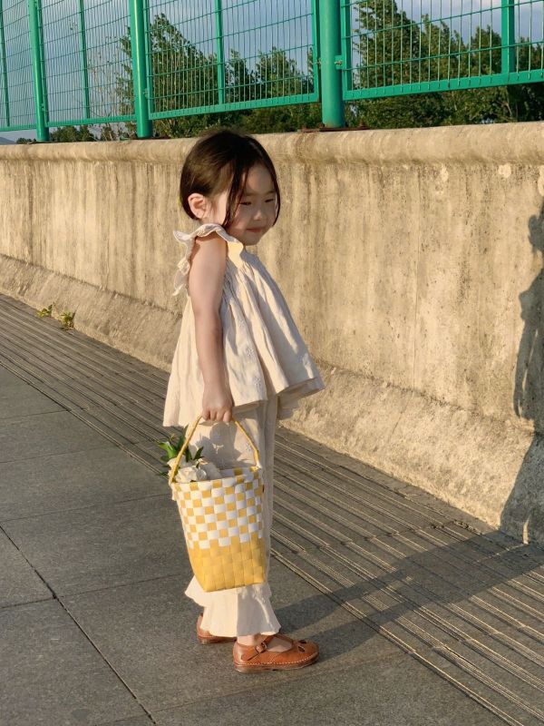 日光漫步飛袖背心褲裝 