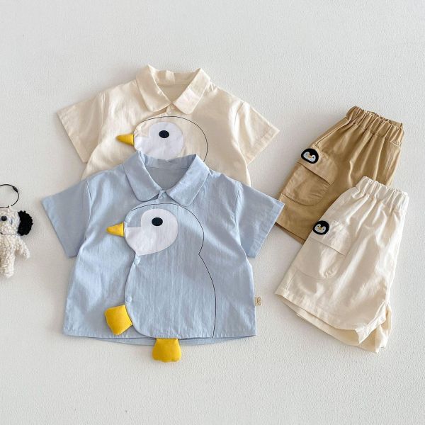 超萌立體企鵝襯衫 