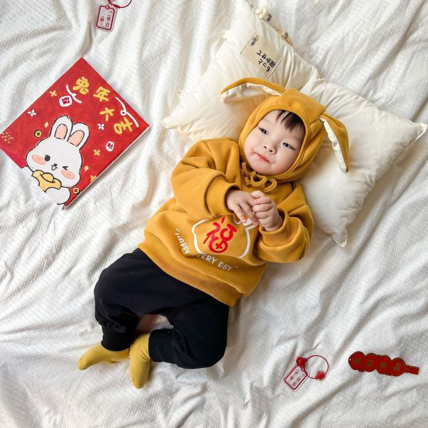 賀年寶寶！恭喜發財上衣 