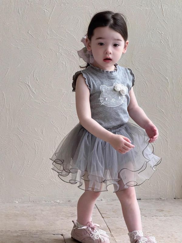 可愛貓咪浪漫網紗套裝 