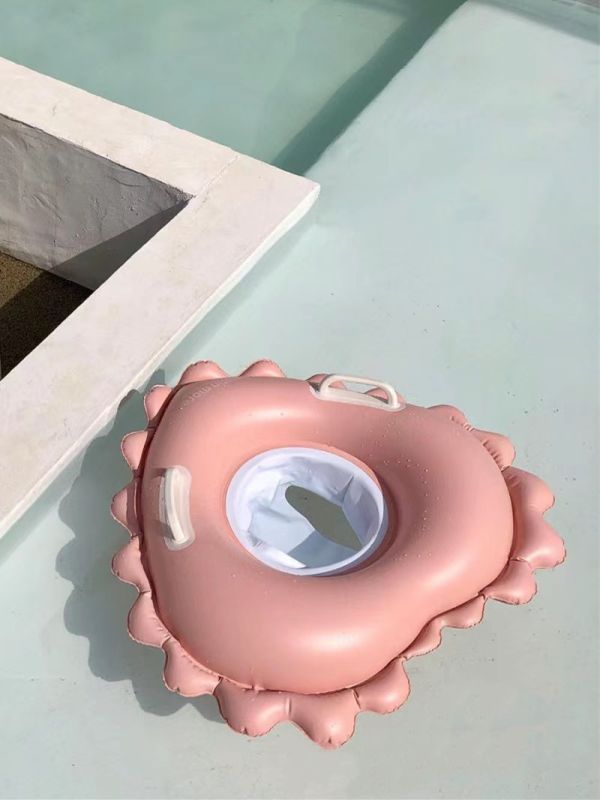 泡芙甜甜愛心泳圈 