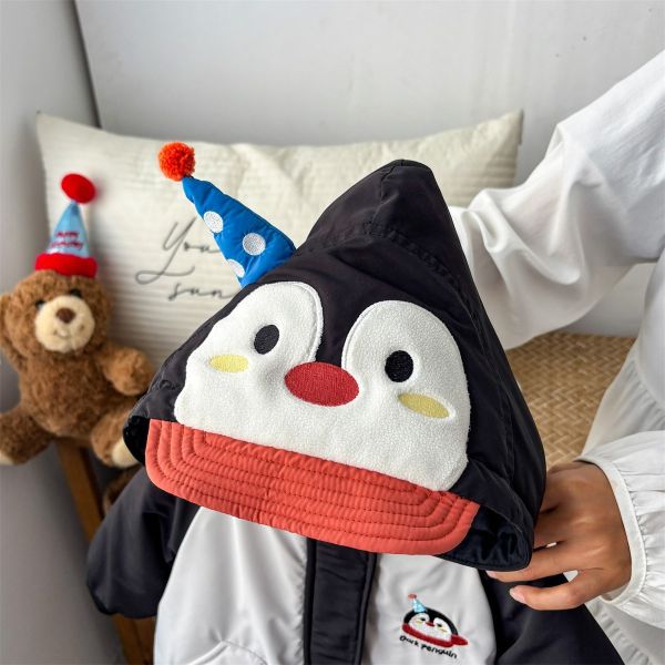 生日慶生企鵝防風外出服 