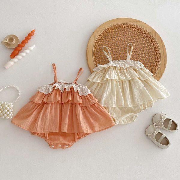 夏季木耳邊滿月包屁 