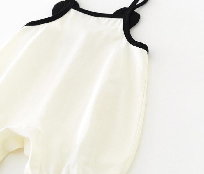 夏天熊貓吊帶連身衣 