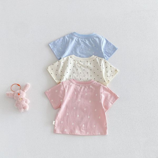 滿印點點兔兔短tee 