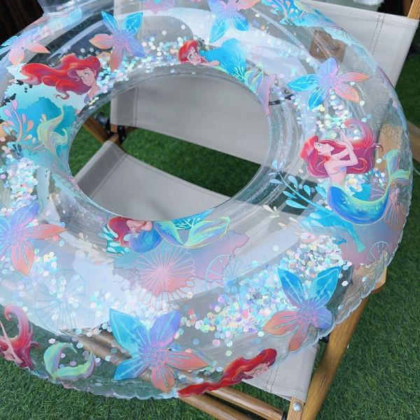 小美人魚亮片泳圈 