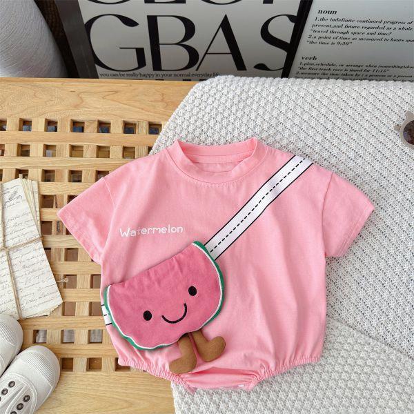 立體夏日水果包屁 