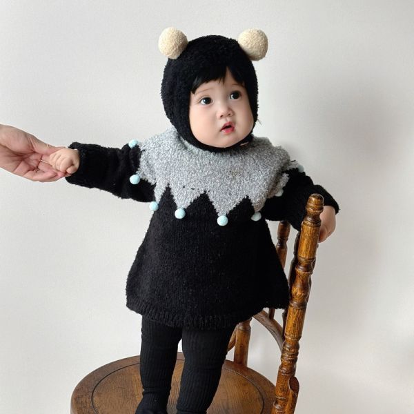 冬日小精靈款針織連衣裙 