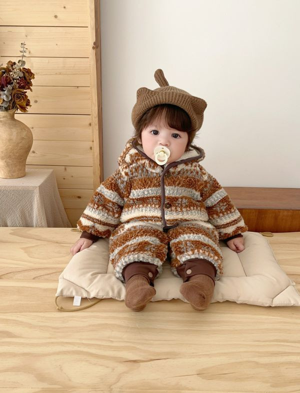 【現貨】可可精靈口袋連身衣 