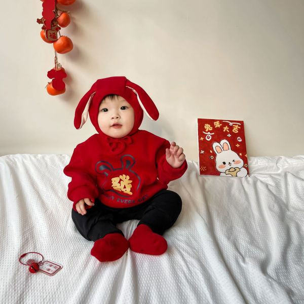 賀年寶寶！恭喜發財上衣 