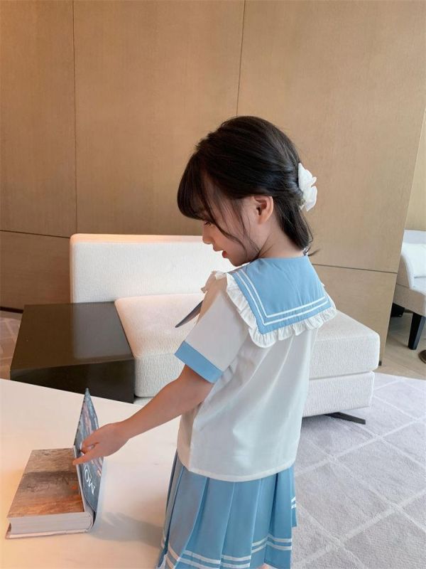 女孩學院風百搭裙兩件組 