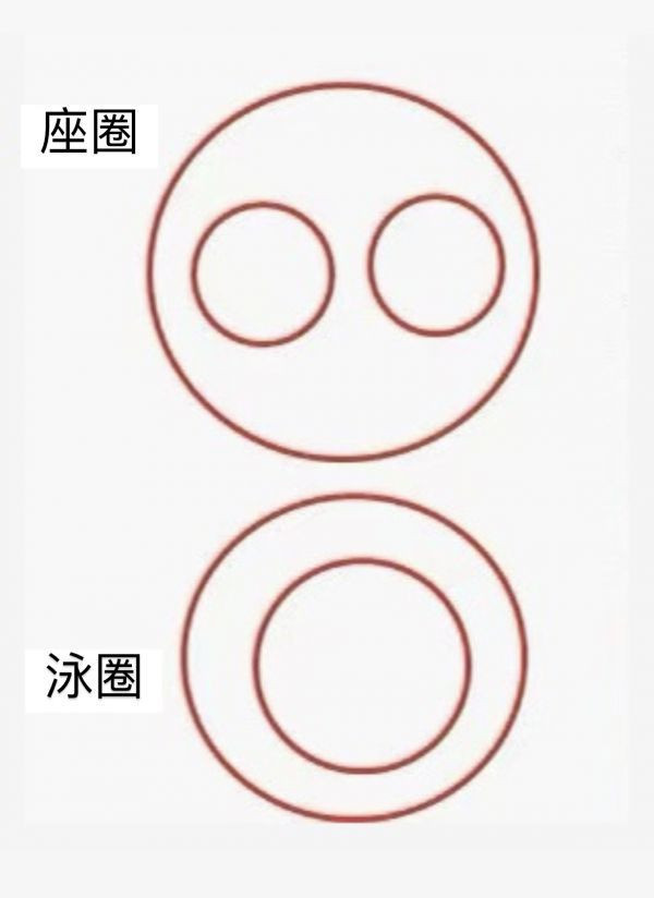 大鴨鴨透明游泳圈｜附打氣筒 