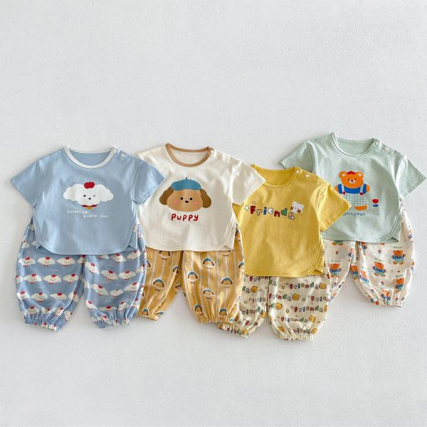 淡淡的可愛動物印花T 