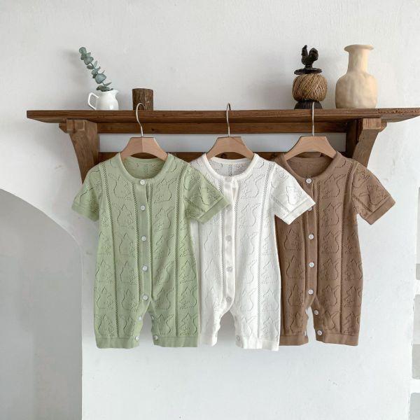 小兔子薄款針織連身衣 