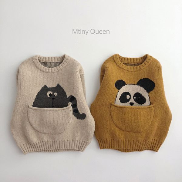 多款動物口袋針織衫 