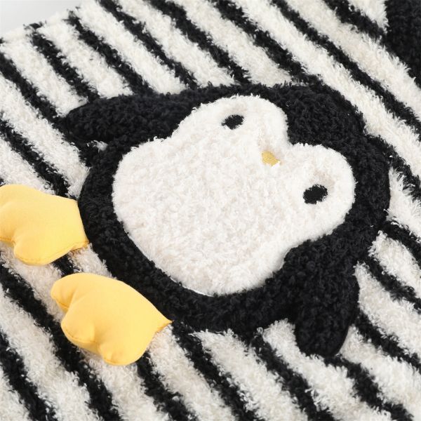 暖呼呼企鵝加絨連身衣 