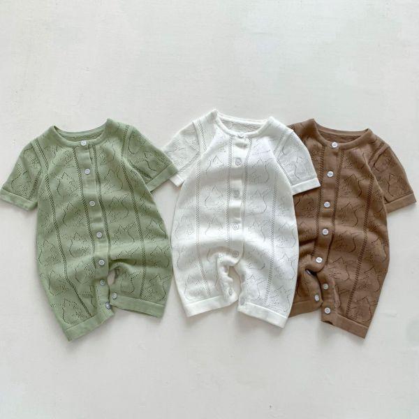 小兔子薄款針織連身衣 