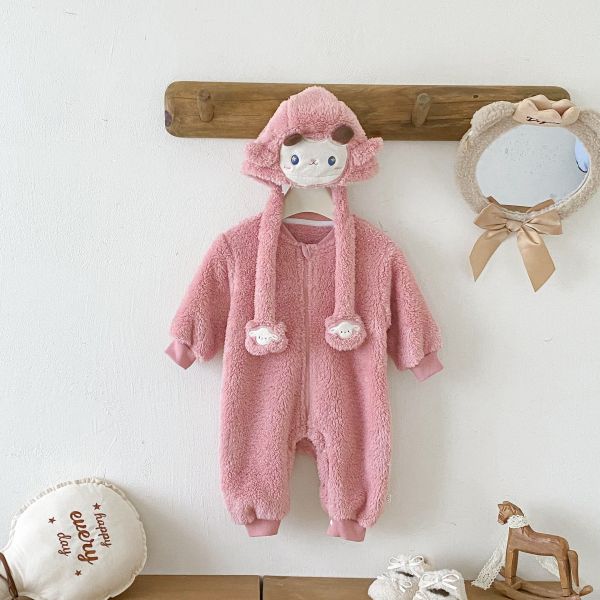 萌友暖絨造型連身衣 