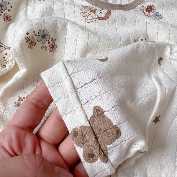 可愛好療癒款滾邊包屁 