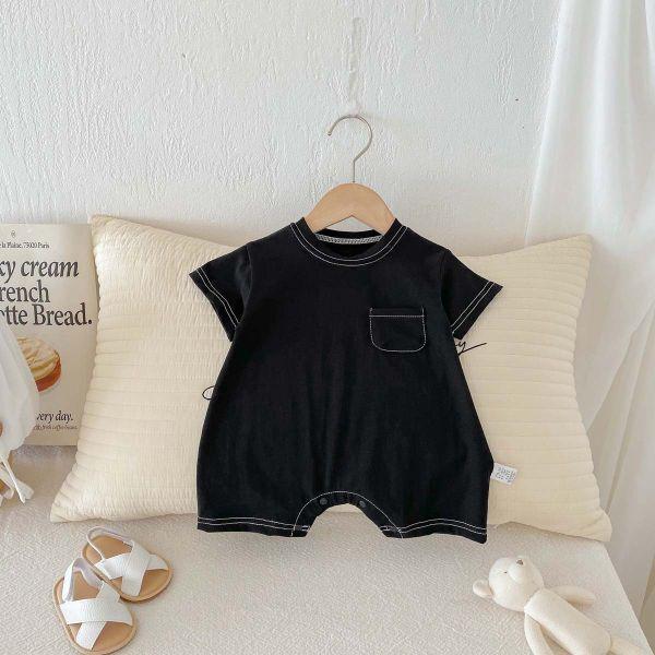 黑白明線兄弟連身衣 