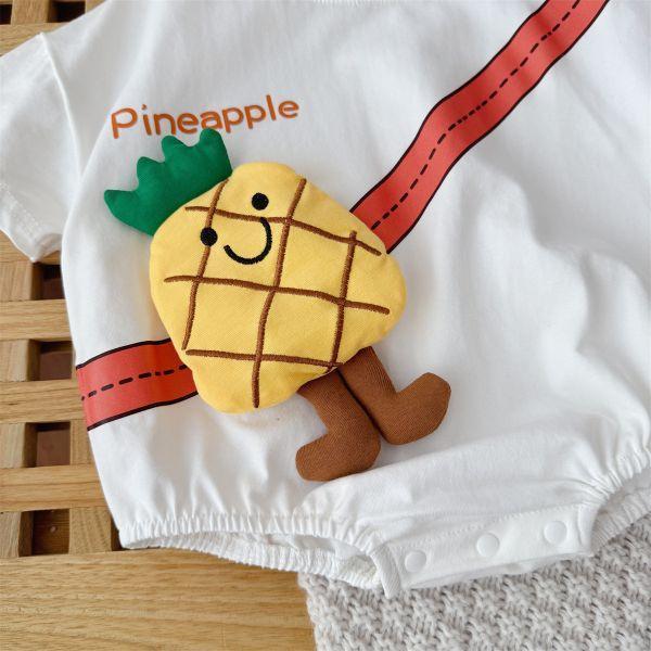 立體夏日水果包屁 