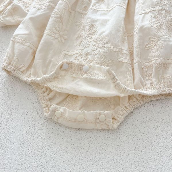 甜心花瓣領刺繡姊妹裝 