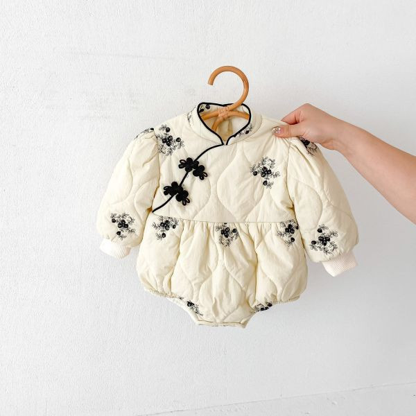 中國結！寶寶夾棉拜年包屁 