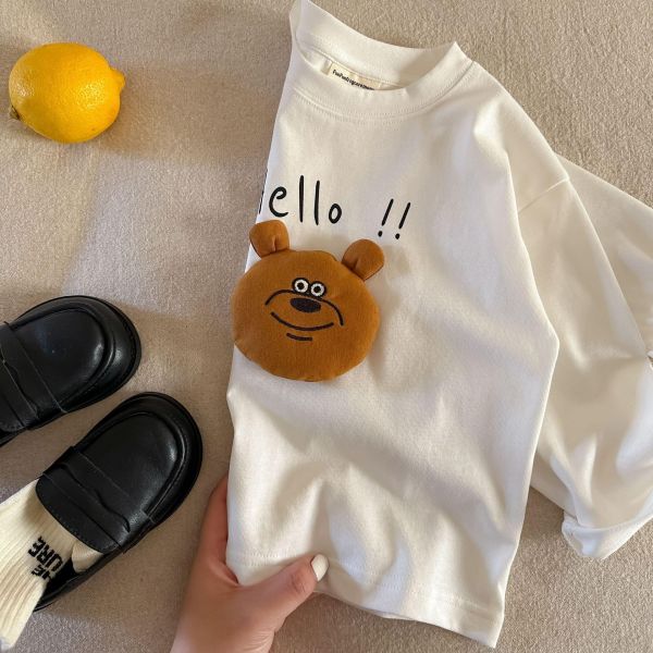 大大公仔動物款長tee 