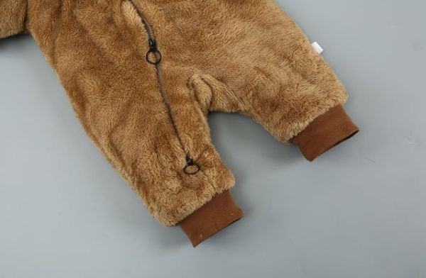 加厚動物園毛絨外出服 